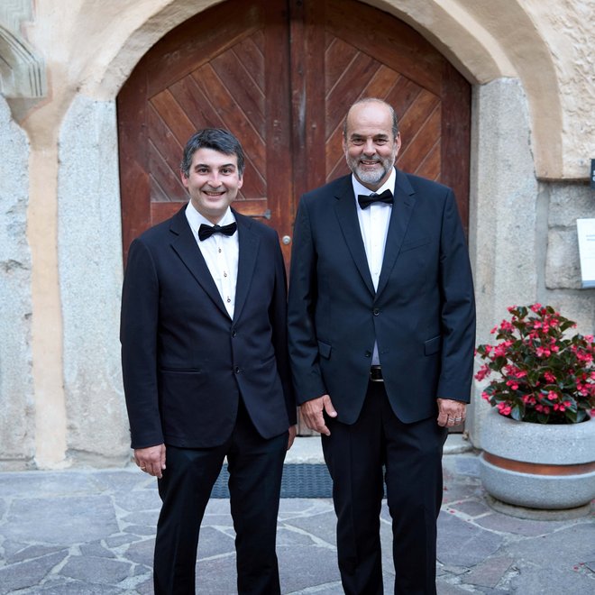 Chorleiter Benedikt & Obmann Klaus
